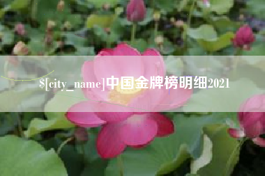 公主岭中国金牌榜明细2021