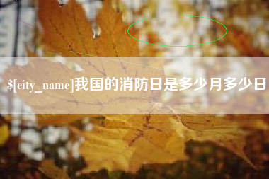 公主岭我国的消防日是多少月多少日
