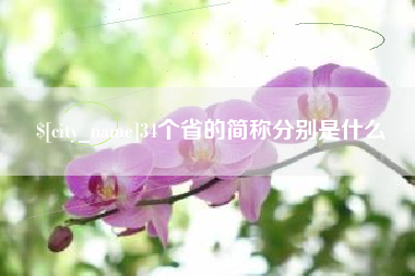 公主岭34个省的简称分别是什么