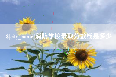 公主岭消防学校录取分数线是多少