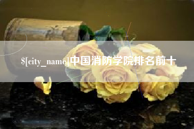 公主岭中国消防学院排名前十