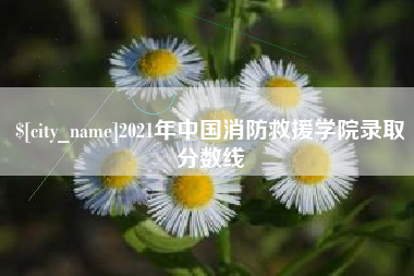 公主岭2021年中国消防救援学院录取分数线