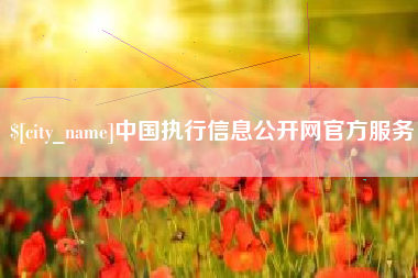公主岭中国执行信息公开网官方服务
