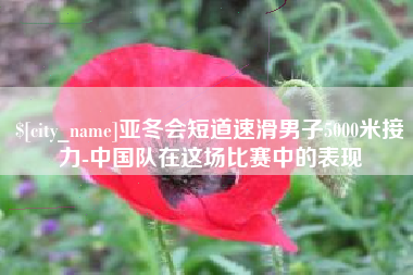 公主岭亚冬会短道速滑男子5000米接力-中国队在这场比赛中的表现