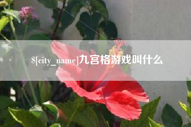 公主岭九宫格游戏叫什么