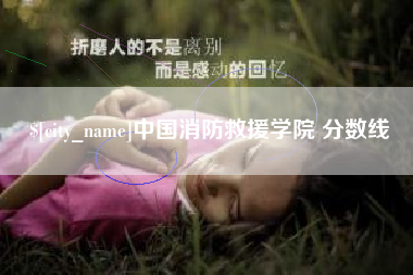 公主岭中国消防救援学院 分数线