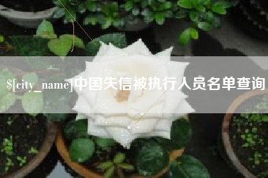 公主岭中国失信被执行人员名单查询