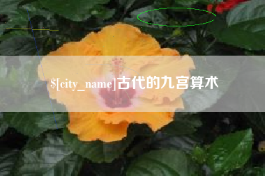 公主岭古代的九宫算术