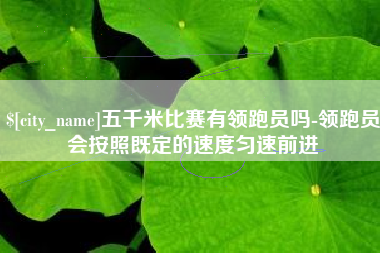 公主岭五千米比赛有领跑员吗-领跑员会按照既定的速度匀速前进