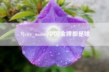 公主岭中国金牌都是啥 公主岭中国金牌都是啥