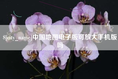 公主岭中国地图电子版可放大手机版吗