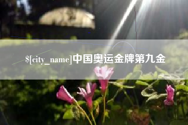 公主岭中国奥运金牌第九金