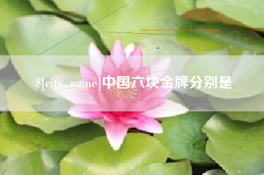 公主岭中国六块金牌分别是