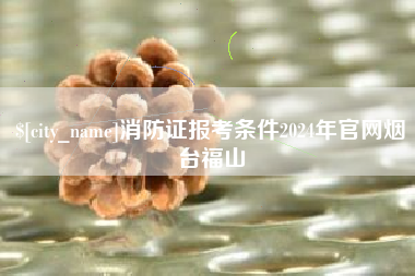 公主岭消防证报考条件2024年官网烟台福山