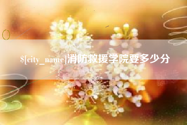 公主岭消防救援学院要多少分